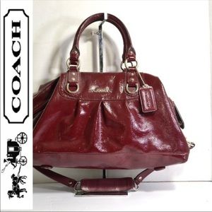 COACH ASHLEY PATENT LEATHER PURSE